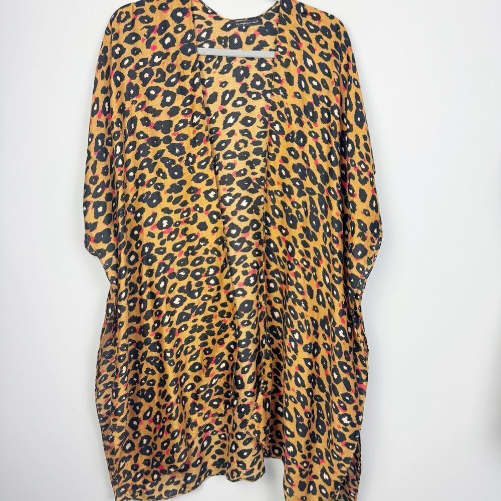 DO EVERYTHING IN LOVE | Leopard Animal Print Kimomo Women’s One Size Fits Most - Picture 2 of 8